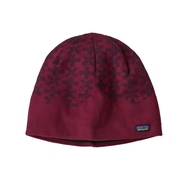 Geometric-patterned Knit Beanie
