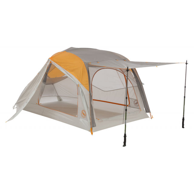 Extended-awning Camping Tent