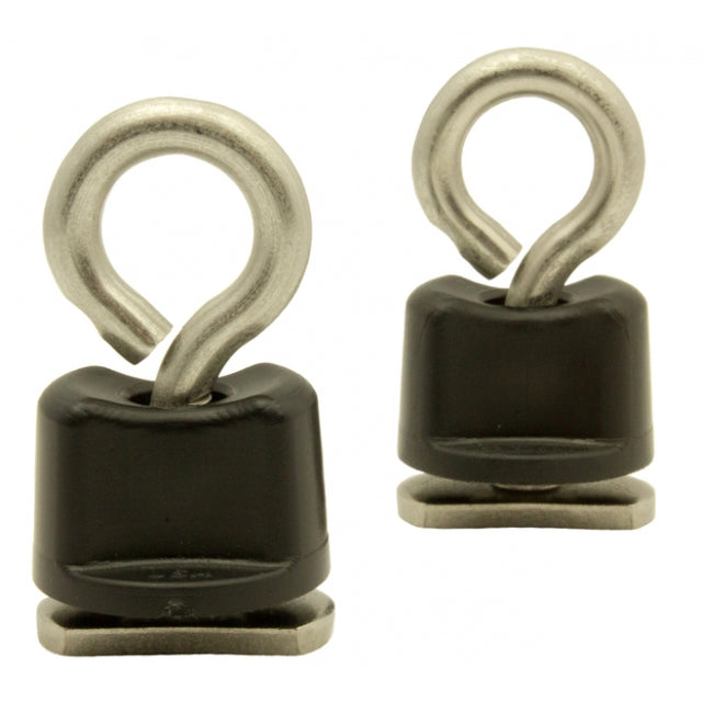 Contoured-block Tie-down Eyelet Track Mount 2 Pack