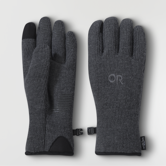Ribbed-Knit Touchscreen Gloves