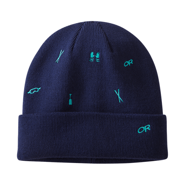 Embroidered Knit Beanie