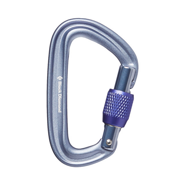 Knurled D-shaped Metallic Carabiner