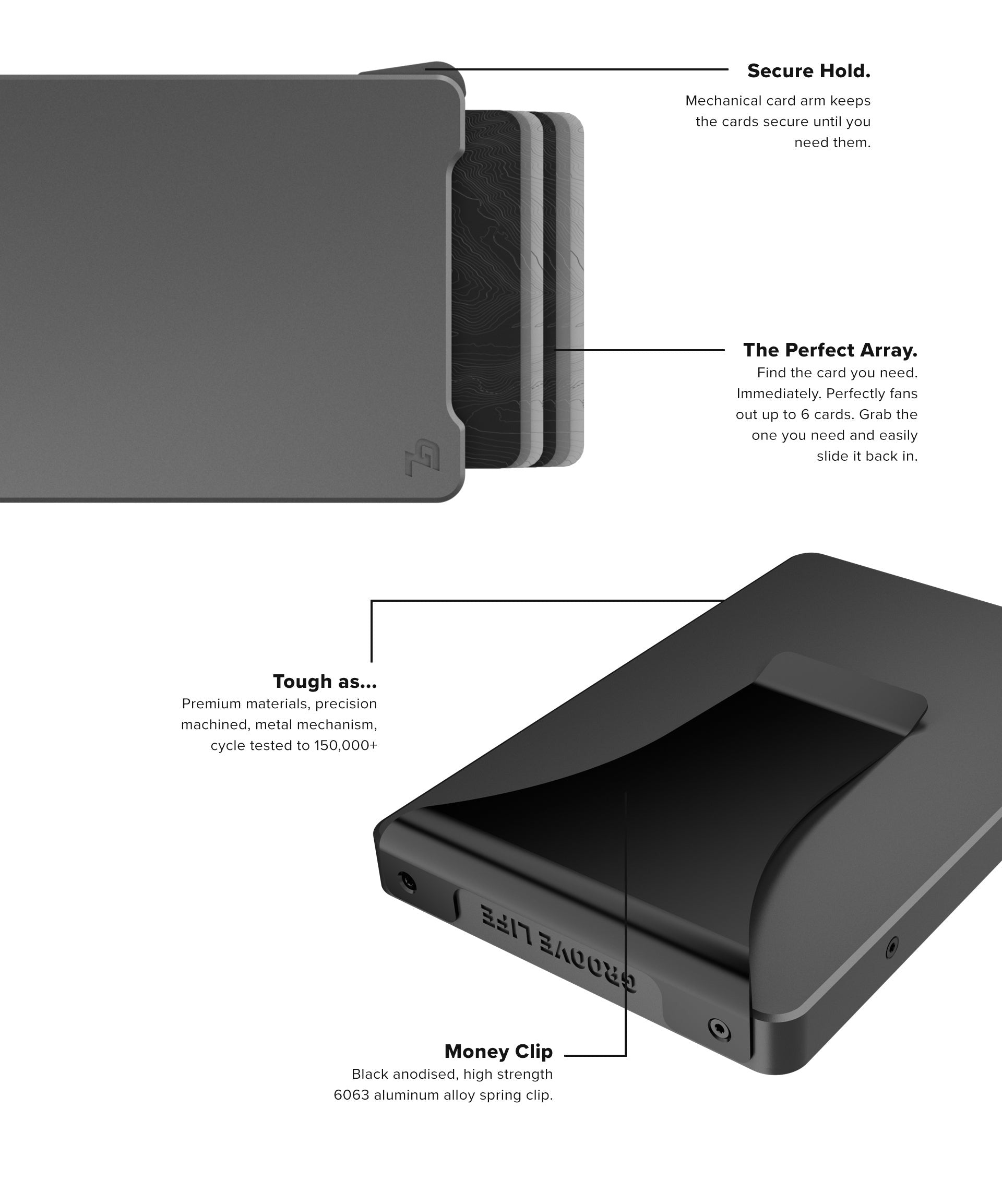 Minimalist Card-Fanning Leather Wallet