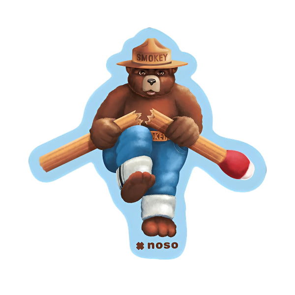 Cut-out Smokey Bear Decorative Sticker