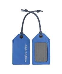Grid-patterned Luggage Tag