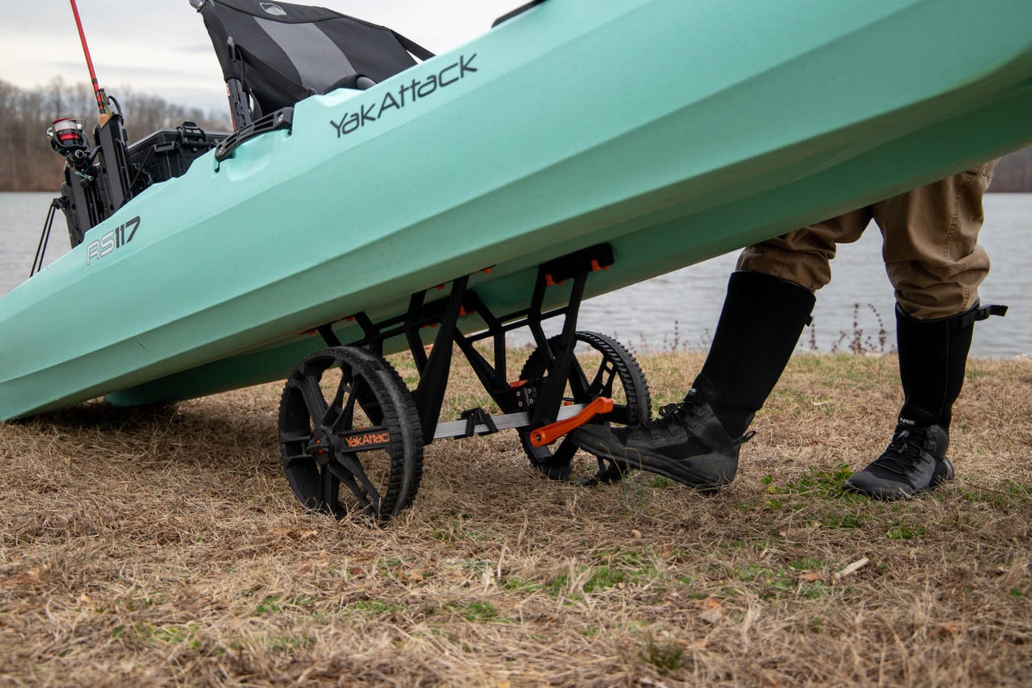 V-shaped Modular Kayak Transport Cart